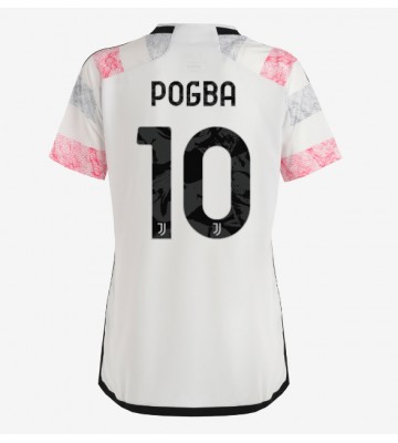 Juventus Paul Pogba #10 Replika Udebanetrøje Dame 2023-24 Kortærmet